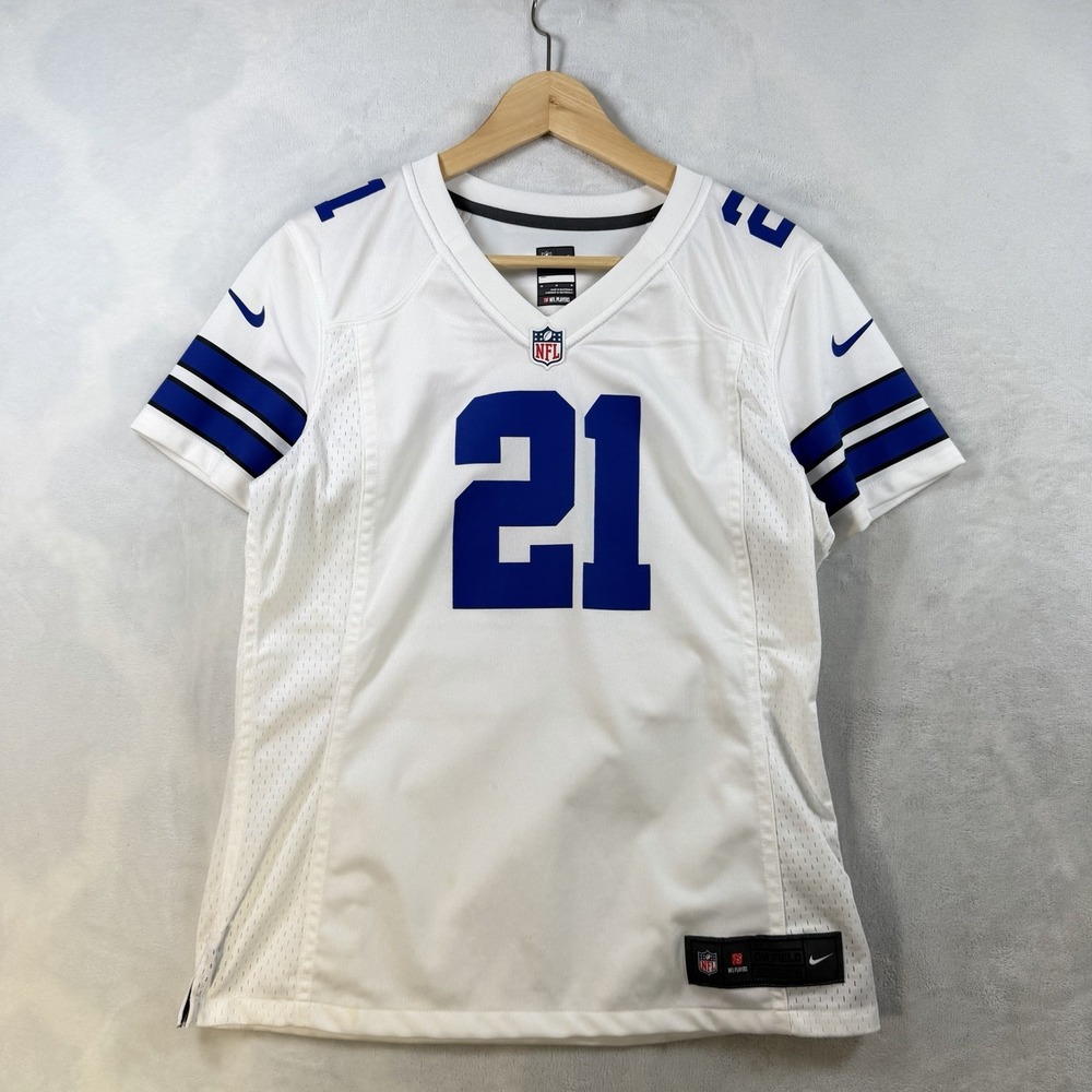 Nike Women's Dallas Cowboys Jersey Medium Ezekiel Elliott NFL Football